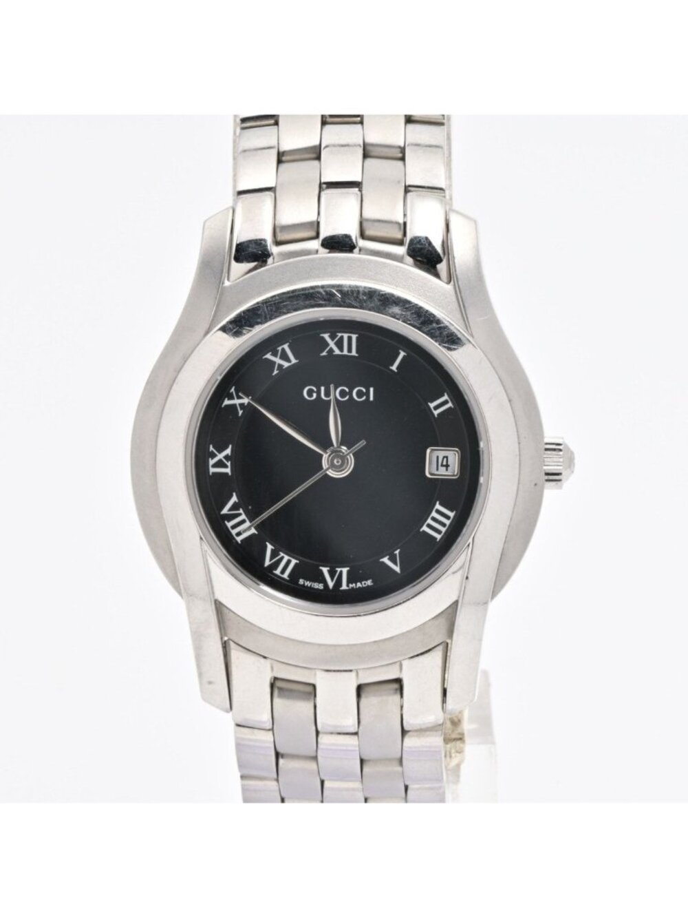 Gucci Watch Black Silver
